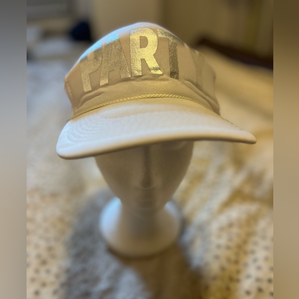 OTTO Silver and white Party Hat